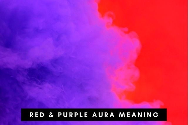 Red and purple color aura meaning