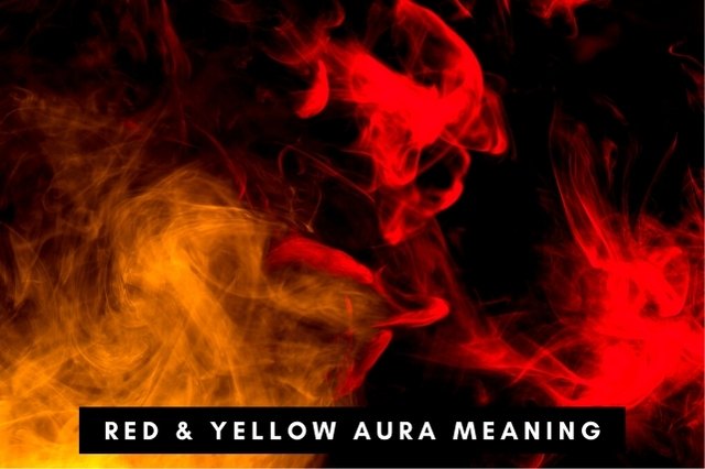 Red and yellow color aura meaning