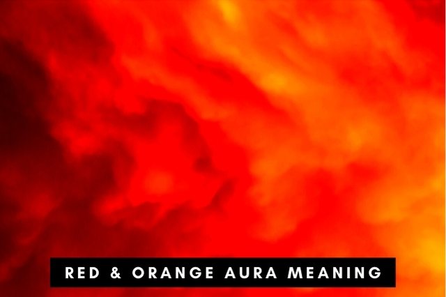 Red and orange color aura meaning