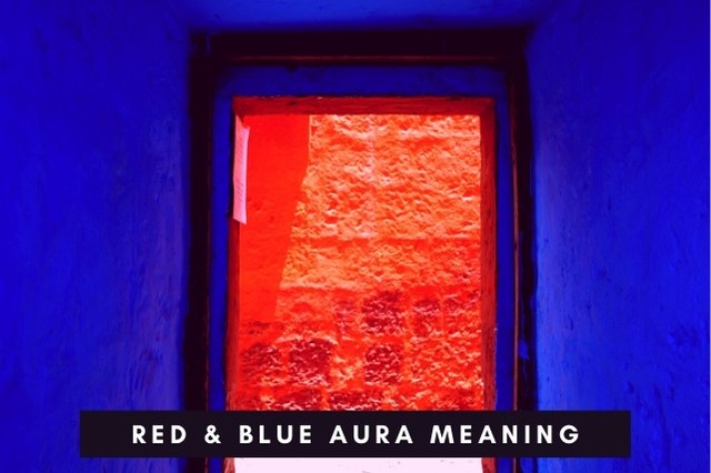 Red and blue color aura meaning