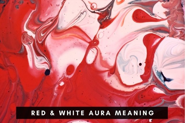 Red and white color aura meaning