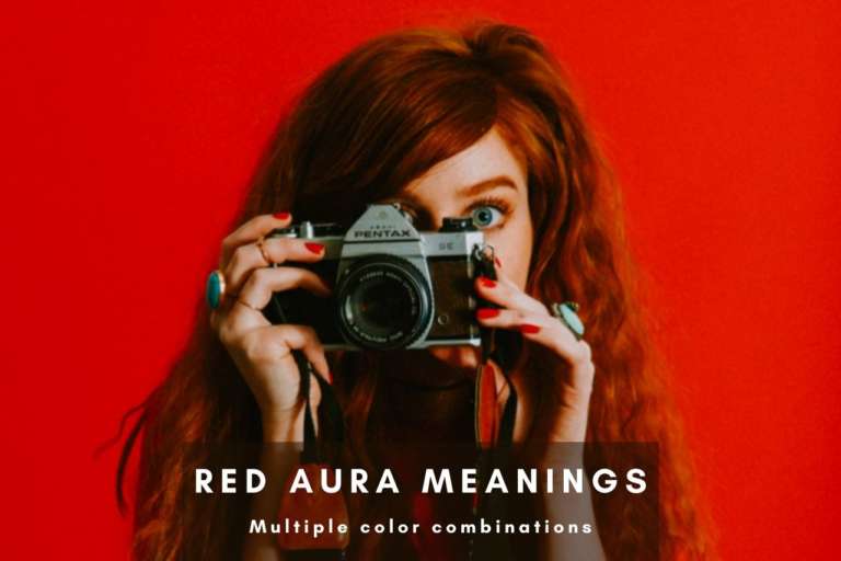 What does a red aura mean?