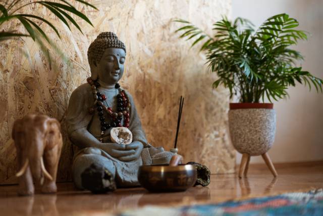 7. include Spiritual objects and decorations